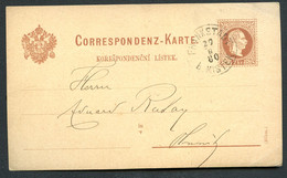 ÖSTERREICH Postkarte P26b Frankstadt B. Mistek Frenštát Pod Radhoštěm 1880 - Postcards
