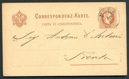 ÖSTERREICH Postkarte P27b Pola Pula KROATIEN - Trento Trient 1883 Kat. 6,00 € - Briefkaarten