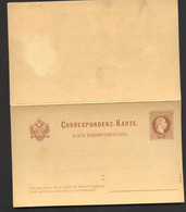 Postkarte Mit Antwort P37 Postfrisch Fein-feinst 1880 Kat. 19,00 € - Briefkaarten