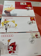 China Olympic Stamp FDC Light The Passion Share The Dream 2008-6 - Nuevos