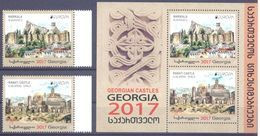 2017. Georgia, Europa 2017, 2v + S/s, Mint/** - Géorgie