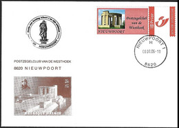 FDC - DUOSTAMP° / MYSTAMP - Club Philatélique Du / Postzegelclub Van De - Westhoek - Albert I - Nieuwpoort - Lettres & Documents