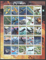 2000- Legendary Aircraft II Sheet Of 25 Sc 728  MNH ** - Marshall