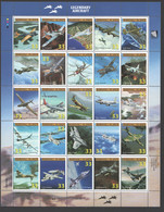 1999- Legendary Aircraft I Sheet Of 25 Sc 708  MNH ** - Marshall