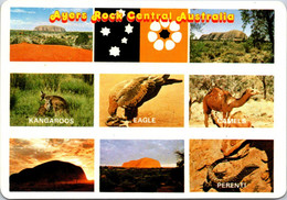 (2 F 51) Australia - NT - Ayers Rock (now Calle Uluru) 9 Views (older) - Uluru & The Olgas