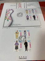 Macau Stamp 2010 Certificate Card National Costumes Fashion - FDC
