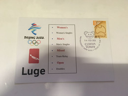 (2 H 54) (Australia) China Beijing Winter Olympic Games - Sport Of Luge - Winter 2022: Beijing