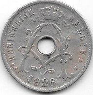 BELGIE 1926 - 25 Cen - 25 Cent