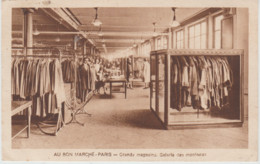 (Carte Commerciale) PARIS . AU BON MARCHE . Grands Magasins . Galerie Des Manteaux - Shops