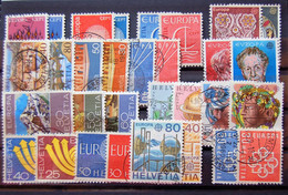 Suisse - Lot Europa - 15 Series Différentes Oblitérées - Collections