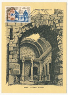 FRANCE => Carte Locale "Journée Du Timbre" 1971 - 30 NIMES - Poste Aux Armées - 27/3/1971 - Brieven En Documenten