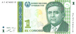 Tajikistan:1 Somon 1999, UNC - Tadjikistan