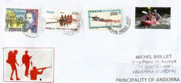 SPORTS ITALY, Letter 2022, To Andorra (Principato) - 2021-...: Poststempel