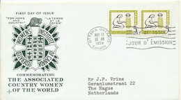 Canada Gelopen FDC  Tgv. Women's Institute Of Canada Federated (6027) - Storia Postale