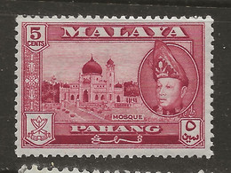 Malaysia - Pahang, 1957, SG 78, Mint Hinged - Pahang