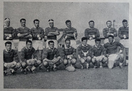 FC LOURDES 1954 Avec Nom Des Joueurs - Rugby