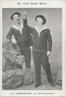 LES KERNEVEL EN MATHURINS - RA VIRO DOUE BRETZ -1925 - Costumi