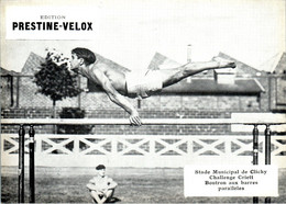 Sport Prestine-Velox Gymnastique Artistique Boutron Aux Barres Parallèles Clichy Artistic En TB.Etat - Altri & Non Classificati