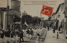 CPA. [69] Rhône > Grigny > Fête De La Fédération Des Sociétés De Sauvetage Et De Joute Du Sud Est - TBE - Grigny