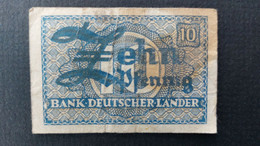 BILLET 1948 ALLEMAGNE 10 PFENNIG - Otros & Sin Clasificación