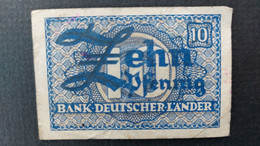 BILLET 1948 ALLEMAGNE 10 PFENNIG - Otros & Sin Clasificación