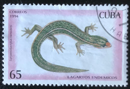 Cuba - C8/4 - (°)used - 1994 - Michel 3793 - Hagedis - Usati