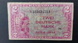 BILLET 1948 ALLEMAGNE 2 MARK - Autres & Non Classés