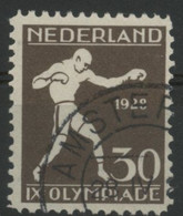 Pays Bas N° 206 COTE 29 € Jeux Olympiques Amsterdam. Oblitéré. TB - Used Stamps