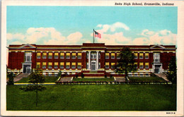 Indiana Evansville Reitz High School Curteich - Evansville