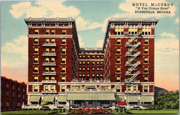 Indiana Evansville Hotel McCurdy Curteich - Evansville