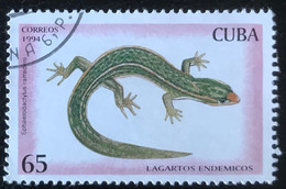 Cuba - C8/47 - (°)used - 1994 - Michel 3793 - Hagedis - Usati