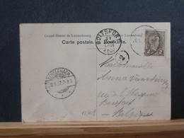 98/416  CP LUX.  POUR LA BELG. 1907 - 1895 Adolphe De Profil