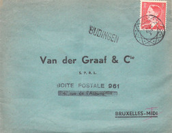 Enveloppe Van Der Graaf And Cie - Griffe BUDINGEN - Belle Oblitération - Linear Postmarks