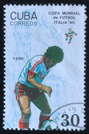 Cuba - C8/48 - (°)used - 1990 - Michel 3360 - WK Voetbal - Usati