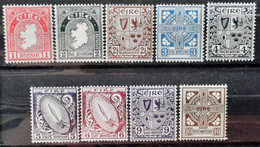Irlande 1922/24 N°41+ 43/50 **TB Cote 215€ - Neufs