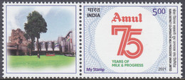India - My Stamp New Issue 31-10-2021  (Yvert 3418) - Nuevos