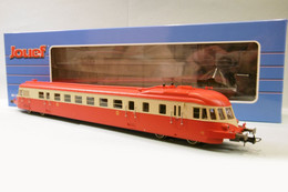 Jouef - Autorail ABJ4 X 3613 Rouge/beige Toit Rouge SNCF ép. IV DCC Sound Réf. HJ2411S Neuf HO 1/87 - Locomotieven