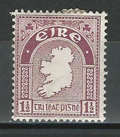 Ireland SG 73, Mi 42A * MH - Neufs