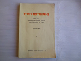 ETUDES MONTAGNARDES ISERE - AIX LES BAINS 1980 - 20 ème SERIE - Alpes - Pays-de-Savoie