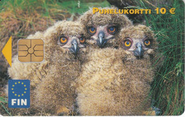 TARJETA DE FINLANDIA DE UN BUHO (OWL-CHOUETTE) - Hiboux & Chouettes