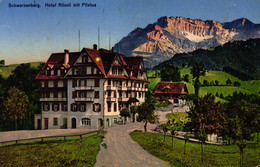 Schwarzenberg, Hotel Rössli Mit Pilatus, 1934 - Schwarzenberg