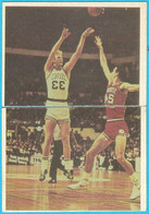 LARRY BIRD - Yugoslav Vintage Set Of 2. Basketball Cards 1980's * Boston Celtics NBA Basket-ball Pallacanestro - 1980-1989