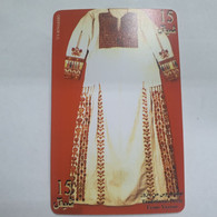 Plastine-(PS-PAL-0005A)-Bridal Dress From Yazour-(436)-(12/1998)(15₪)(0027-055530)-used Card+1card Prepiad Free - Palestine