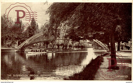 RPPC  Bedford - A Photographic Postcard Of The Suspension Bridge - Bedford