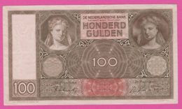 PAYS BAS - 100 Gulden Du 29 Augustus 1942 - Pick 51c - AU - 100 Florín Holandés (gulden)