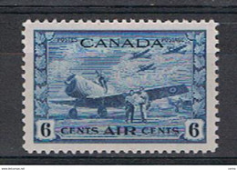 CANADA:  1942/43  AIR  MAIL  BOMBING  PLANE  -  6 C. UNUSED  STAMP  -  YV/TELL. 7 - Luchtpost: Expres