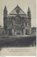 79 ( Deux Sevres ) - SAINT JOUIN De MARNES - Façade De L'Eglise XI E Et XIIe Siecles - Saint Jouin De Marnes