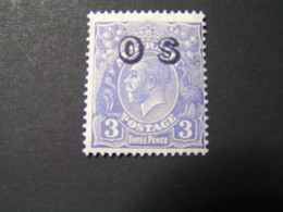 AUSTRALIA 1932 Overprnted OS 3d Blue MNH.. - Ongebruikt
