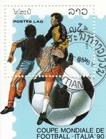 LAOS Block 126,used,football - Oblitérés