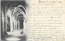 Suisse Vaud - Veytaux - Château De Chillon - Souterrain De Chillon - Prison De Bonivard 1901-05-17 TB - Veytaux